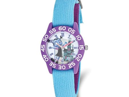 Disney Girls Vampirina s House Blue Strap Acrylic Time Teacher Watch For Cheap