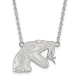 14k White Gold Florida A&M U Large Pendant Necklace Online Hot Sale