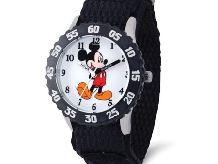 Disney Boys Mickey Mouse w Moving Arms Time Teacher Watch For Discount