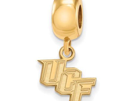 14k Gold Plated Silver U of Central Florida XS Dangle Bead Charm Fashion