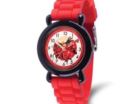 Disney Boys Incredibles 2 Red Band Time Teacher Watch For Discount