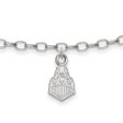 Sterling Silver Purdue Anklet, 9 Inch For Cheap