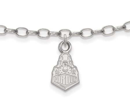 Sterling Silver Purdue Anklet, 9 Inch For Cheap