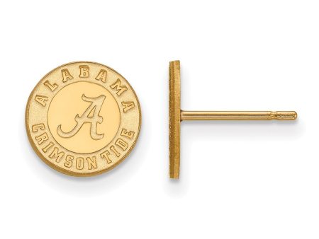 14k Yellow Gold University of Alabama XS (Tiny) Post Earrings Discount