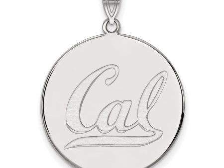 10k White Gold California Berkeley XL  Cal  Disc Pendant Discount