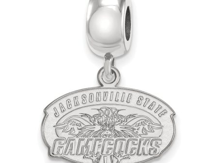 Sterling Silver Jacksonville State U. Small Dangle Bead Charm Discount