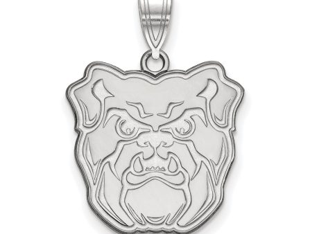 10k White Gold Butler U Large Pendant Online now