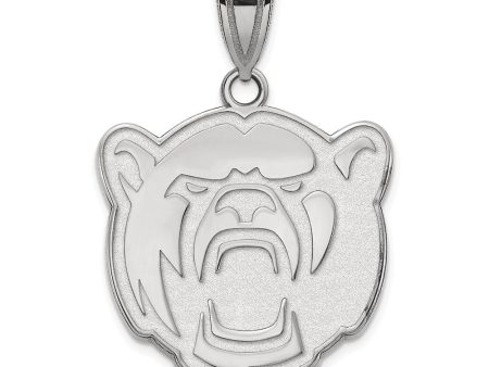 10k White Gold Baylor U Large Bears Pendant Cheap