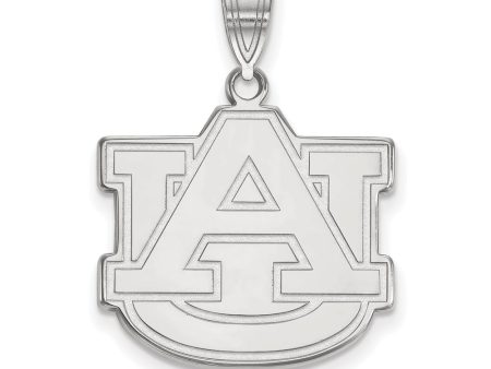 10k White Gold Auburn U Large  AU  Pendant Supply